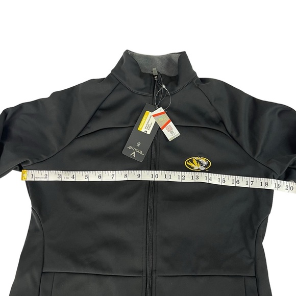 Antigua Black Fleece Golf Jacket University of Missouri Womens Size‎ S NWT - Picture 11 of 12